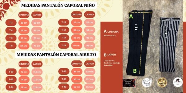 Pantalón Caporal Adulto