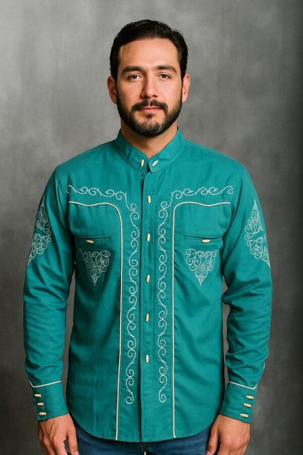 Camisa Charra Modelo Herradura Caballero