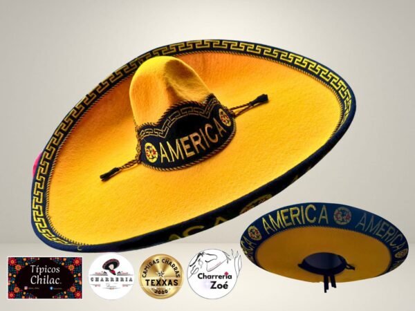 Sombrero Charro Bordado Deportivo