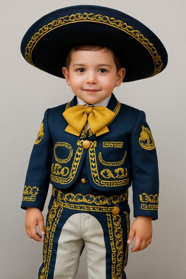 Traje Charro Niño de Gala Bordado 8-12 años