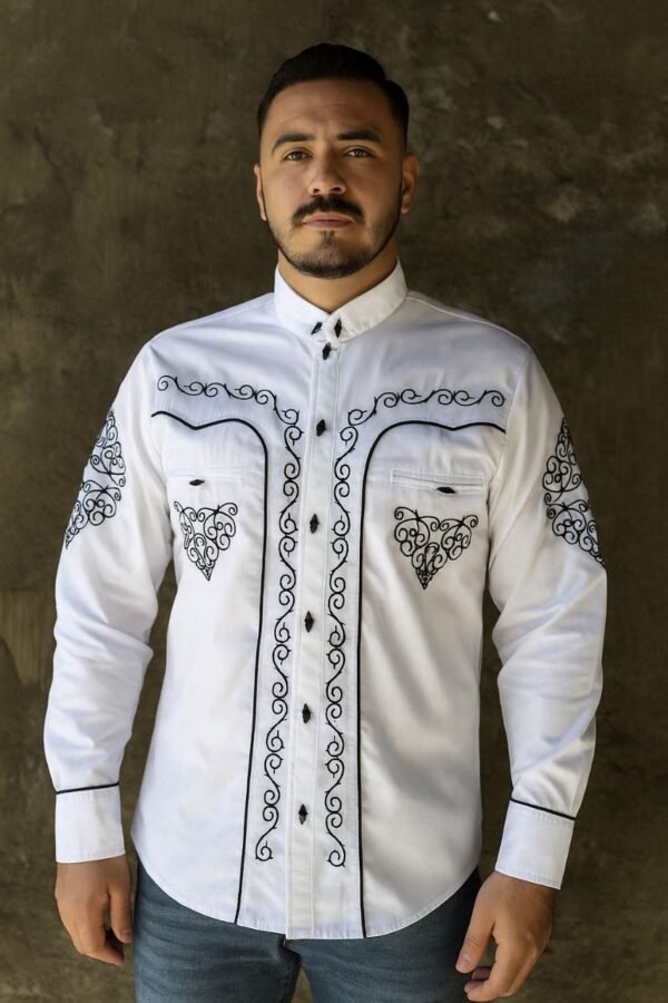 Camisa Charra Modelo Herradura Caballero