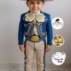 Traje Charro Niño de Gala Bordado 8-12 años