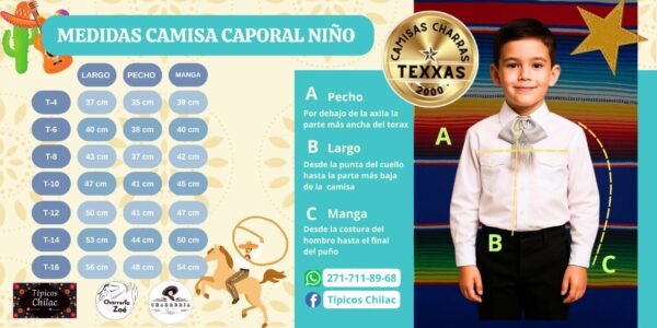 Camisa Caporal Niño