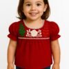 Blusa Bordada Tricolor de Niña