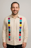 Guayabera De Manta Bordada