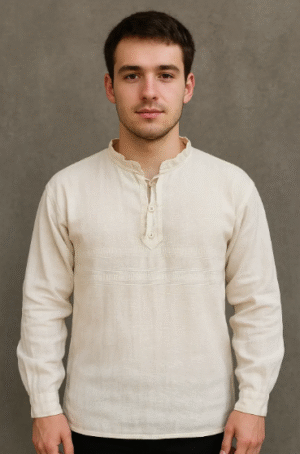 Camisa de manta artesanal