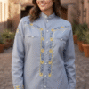 Camisa charra de herradura para dama