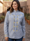 Camisa charra de herradura para dama