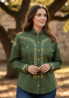 Camisa charra de herradura para dama