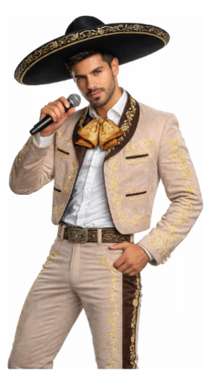 Traje De Mariachi Charro Completo Bordado