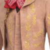 Traje De Charro Dama Bordado Gamuza