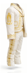 Traje Charro Bordado Virgen De Guadalupe Para Niño