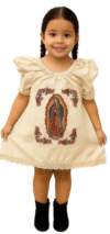 Vestido De Niña De Manta De La Virgen