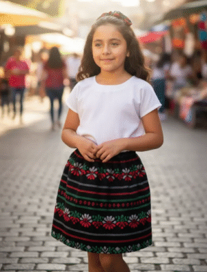 Falda De Cambaya Para Niña