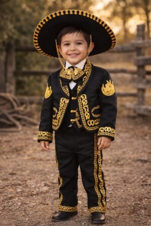 Traje charro de gala para niño