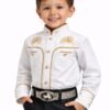 Camisa charra bordada para niño